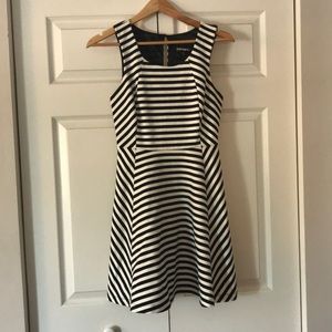 Express striped skater style dress